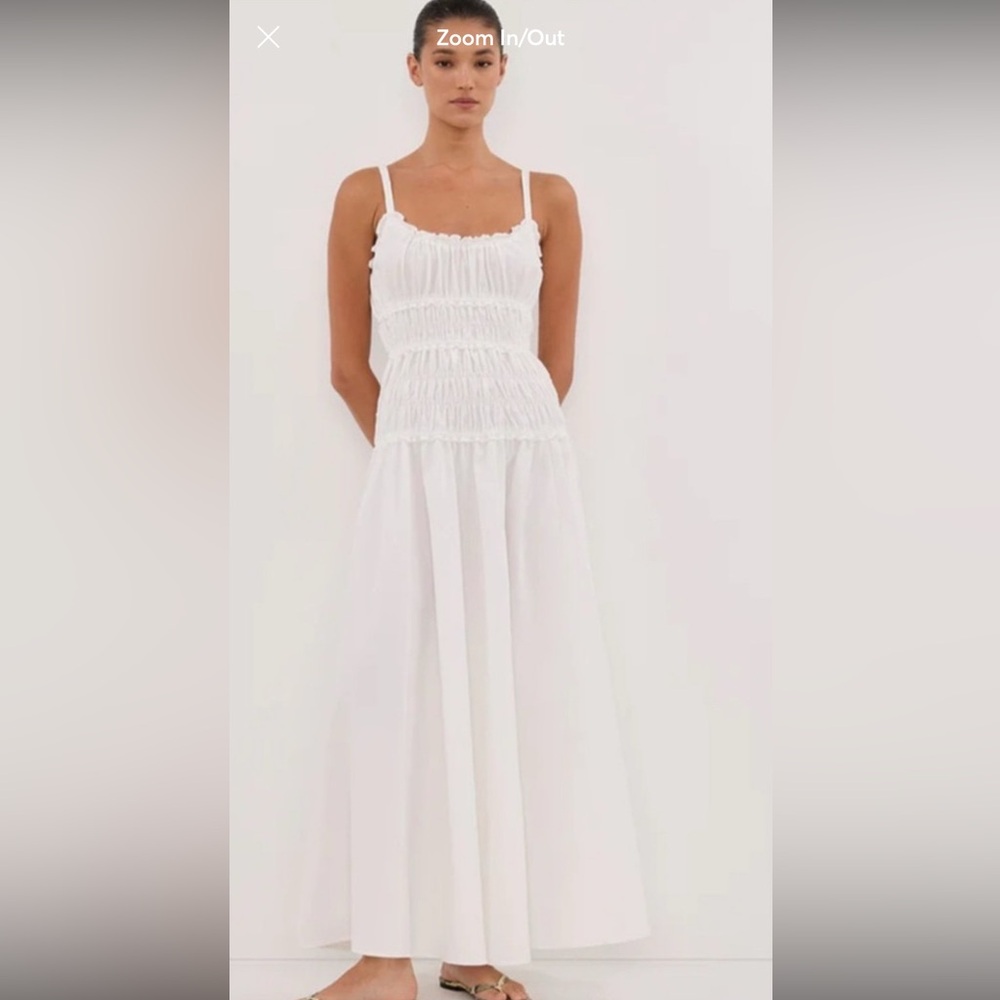 DISSH White Midi Dress